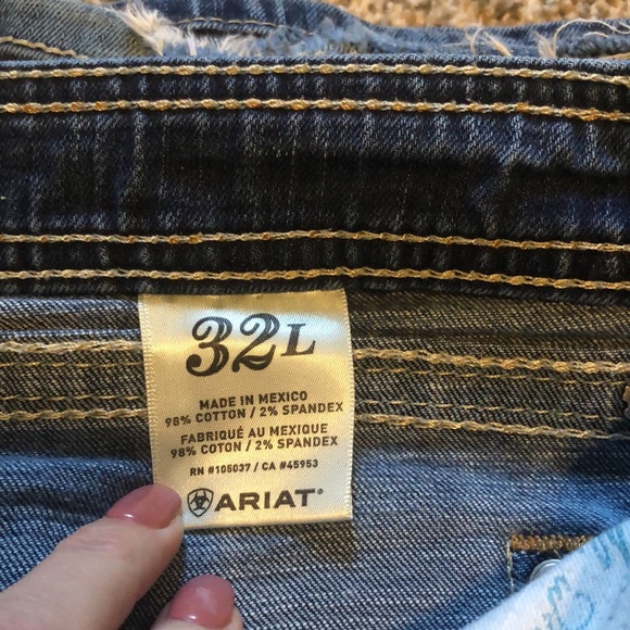 Ariat Turquoise Jeans - Picture 4 of 7